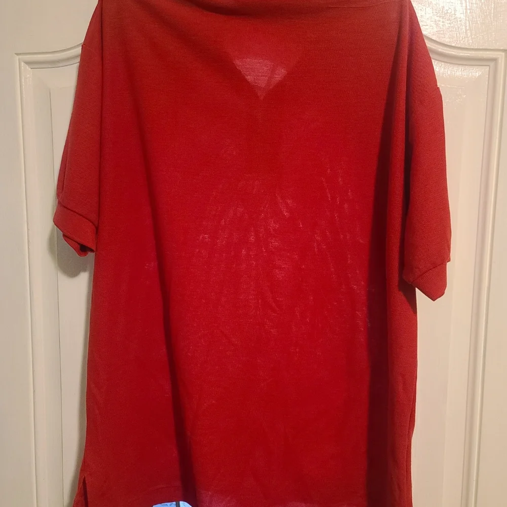Levi’s Red 80s Vintage Polo Shirt Size M Short Sleeve